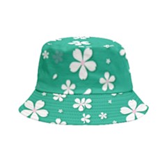 Pattern Background Daisy Flower Floral Bucket Hat by Ravend