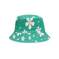 Pattern Background Daisy Flower Floral Bucket Hat (kids) by Ravend