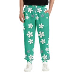 Pattern Background Daisy Flower Floral Men s Elastic Waist Pants by Ravend