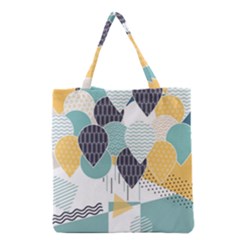 Abstract Balloon Pattern Decoration Grocery Tote Bag by Ravend