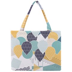 Abstract Balloon Pattern Decoration Mini Tote Bag by Ravend