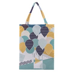 Abstract Balloon Pattern Decoration Classic Tote Bag by Ravend