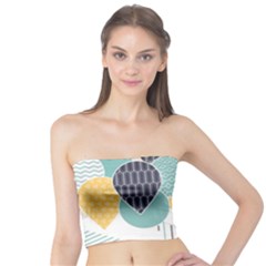 Abstract Balloon Pattern Decoration Tube Top by Ravend