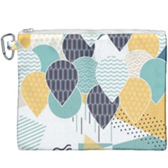 Abstract Balloon Pattern Decoration Canvas Cosmetic Bag (xxxl) by Ravend