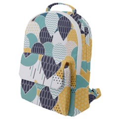 Abstract Balloon Pattern Decoration Flap Pocket Backpack (small) by Ravend