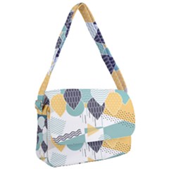 Abstract Balloon Pattern Decoration Courier Bag by Ravend