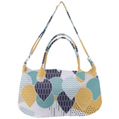 Abstract Balloon Pattern Decoration Removal Strap Handbag by Ravend