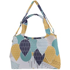 Abstract Balloon Pattern Decoration Double Compartment Shoulder Bag by Ravend