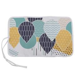 Abstract Balloon Pattern Decoration Pen Storage Case (m) by Ravend