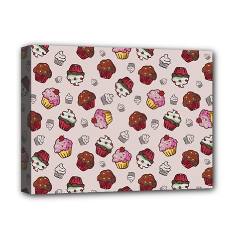 Cake Cupcake Sweet Dessert Food Deluxe Canvas 16  X 12  (stretched)  by Ravend