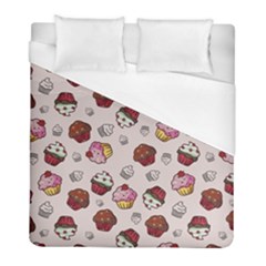 Cake Cupcake Sweet Dessert Food Duvet Cover (full/ Double Size) by Ravend