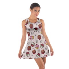 Cake Cupcake Sweet Dessert Food Cotton Racerback Dress by Ravend