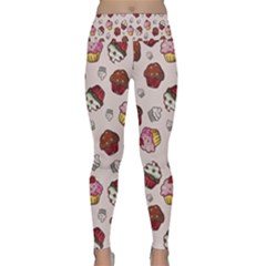 Cake Cupcake Sweet Dessert Food Lightweight Velour Classic Yoga Leggings by Ravend