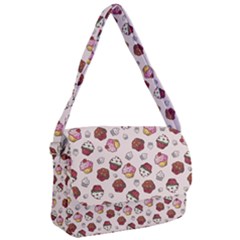 Cake Cupcake Sweet Dessert Food Courier Bag by Ravend