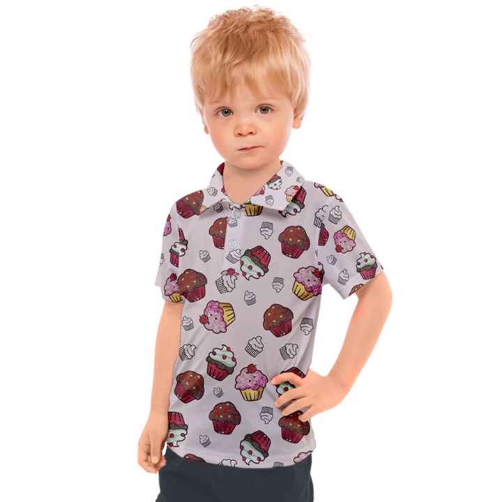 Cake Cupcake Sweet Dessert Food Kids  Polo Tee