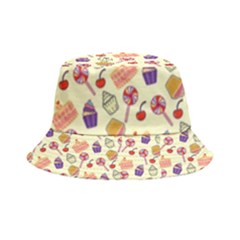 Cupcake Pattern Lollipop Inside Out Bucket Hat by Ravend