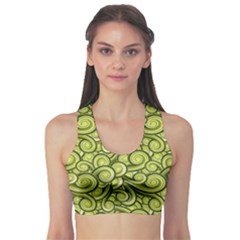 Flower Design Paradigm Start Sports Bra by Ravend