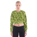 Flower Design Paradigm Start Cropped Sweatshirt View1