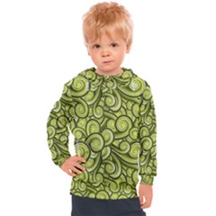 Flower Design Paradigm Start Kids  Hooded Pullover by Ravend