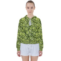 Flower Design Paradigm Start Women s Tie Up Sweat by Ravend