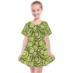 Flower Design Paradigm Start Kids  Smock Dress by Ravend