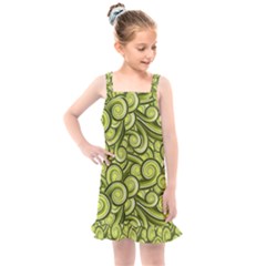 Flower Design Paradigm Start Kids  Overall Dress by Ravend