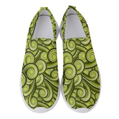 Flower Design Paradigm Start Women s Slip On Sneakers by Ravend