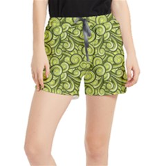 Flower Design Paradigm Start Women s Runner Shorts by Ravend