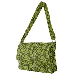 Flower Design Paradigm Start Full Print Messenger Bag (l)