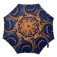 Abstract Background Texture Pattern Hook Handle Umbrellas (small) by Ravend