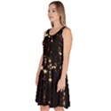 Stars Christmas Background Pattern Knee Length Skater Dress With Pockets View2