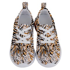 Tiger Pattern Background Running Shoes by danenraven