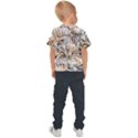 Tiger Pattern Background Kids  Sports Tee View2