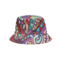 Abstract Art Color Geometry Pattern Inside Out Bucket Hat (Kids) View4