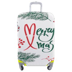 Merry Xmas Seamless Christmas Pattern Luggage Cover (medium) by danenraven