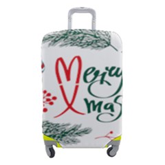 Merry Xmas Seamless Christmas Pattern Luggage Cover (small) by danenraven