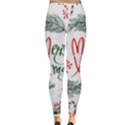 Merry Xmas Seamless Christmas Pattern Inside Out Leggings View2