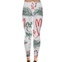 Merry Xmas Seamless Christmas Pattern Inside Out Leggings View4