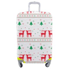 Christmas Illustration Texture Pattern Luggage Cover (medium) by danenraven