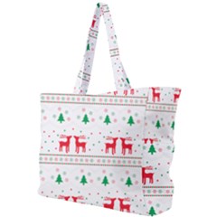 Christmas Illustration Texture Pattern Simple Shoulder Bag by danenraven