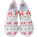 Christmas Illustration Texture Pattern Women s Velcro Strap Shoes View1