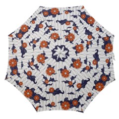 Blue And White Pottery Pattern Straight Umbrellas by danenraven