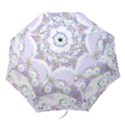 Purple Japanese Pattern Texture Violet Textile Folding Umbrellas View1