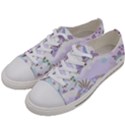 Purple Japanese Pattern Texture Violet Textile Men s Low Top Canvas Sneakers View2