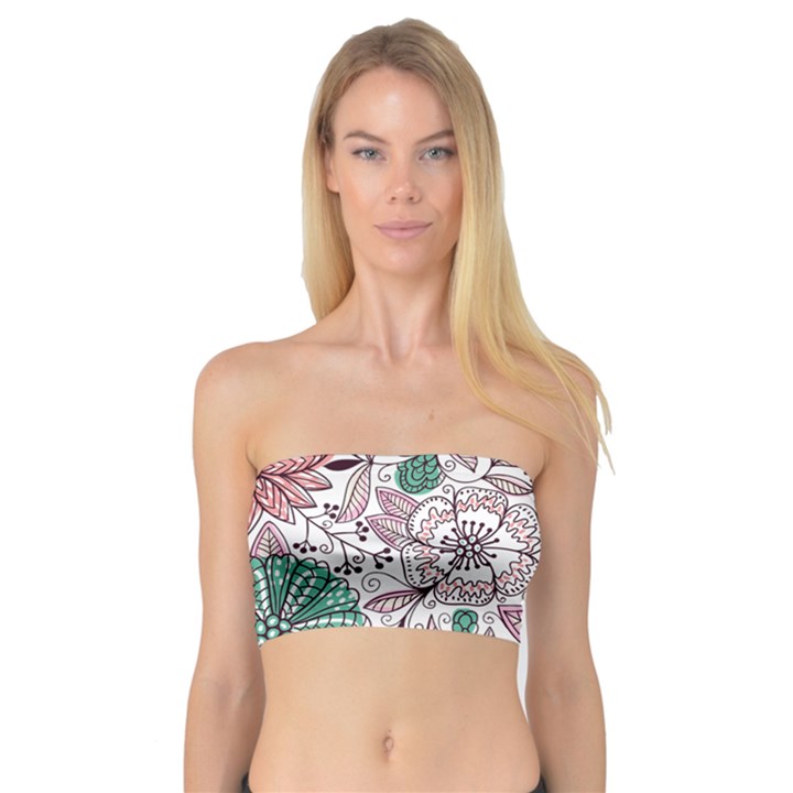 National Wind Flower Knitting Pattern Flower Symmetry Bandeau Top