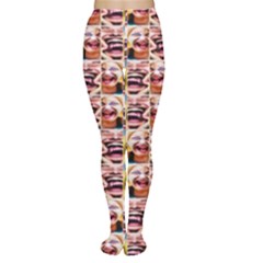 Funny Monsters Teens Collage Tights by dflcprintsclothing