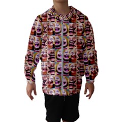 Funny Monsters Teens Collage Kids  Hooded Windbreaker