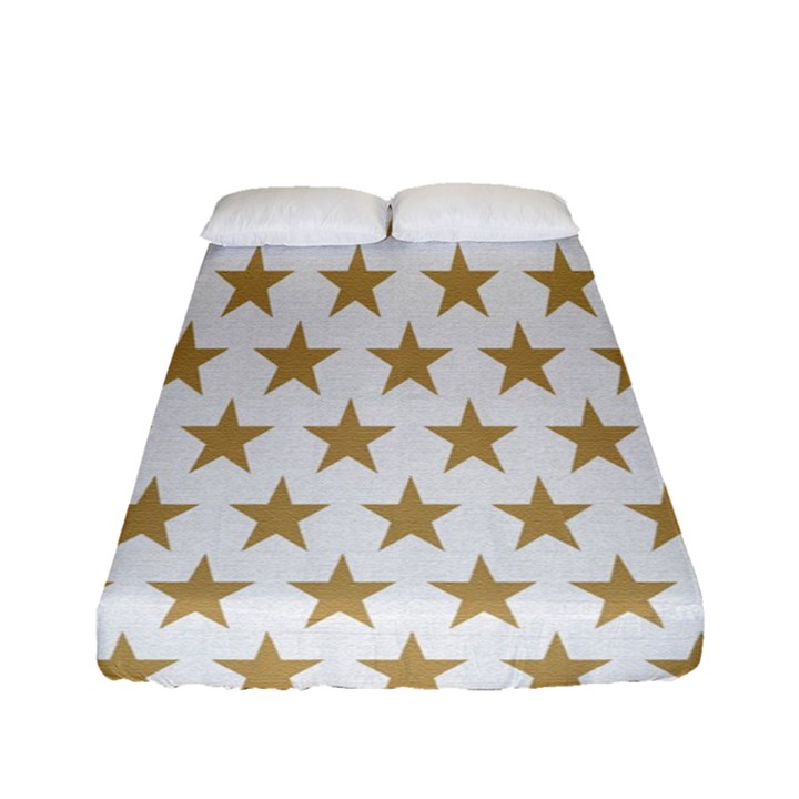 Stars-3 Fitted Sheet (Full/ Double Size)