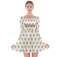 Stars-3 Long Sleeve Skater Dress by nateshop