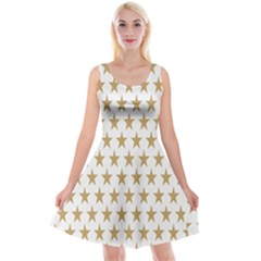 Stars-3 Reversible Velvet Sleeveless Dress by nateshop